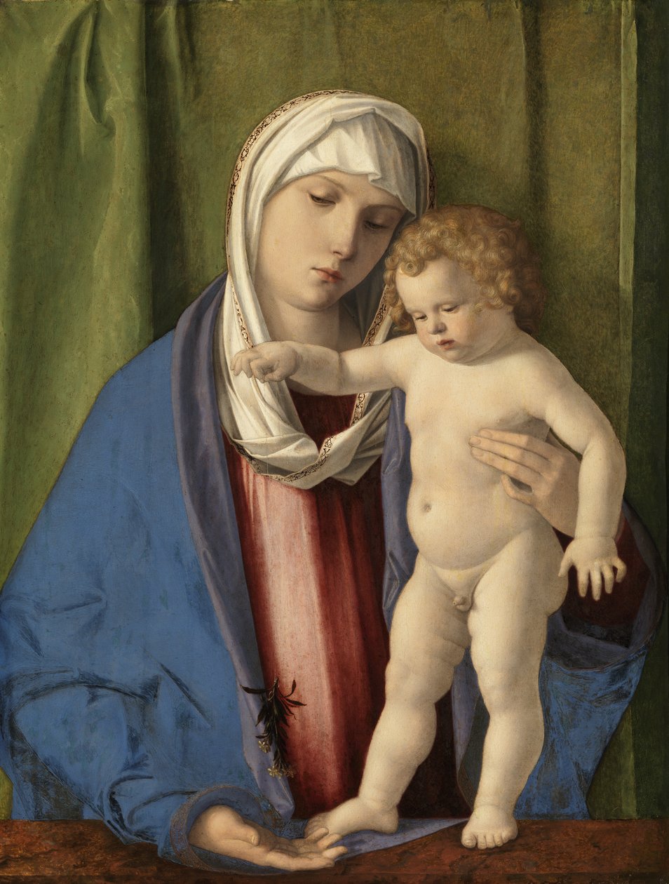 Virgem e Menino, c.1488-90 (óleo sobre painel) de Giovanni Bellini