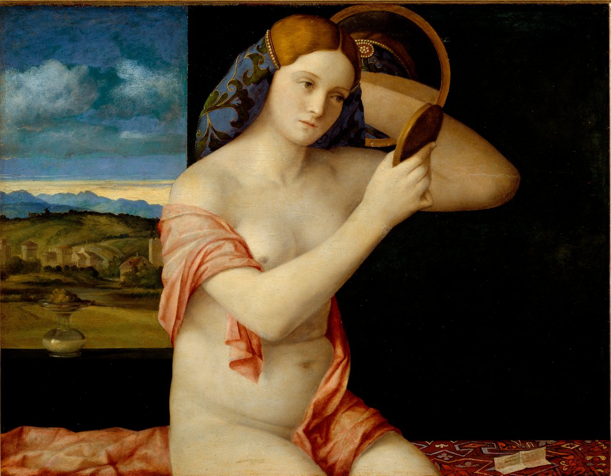 A Jovem Mulher no Espelho de Giovanni Bellini