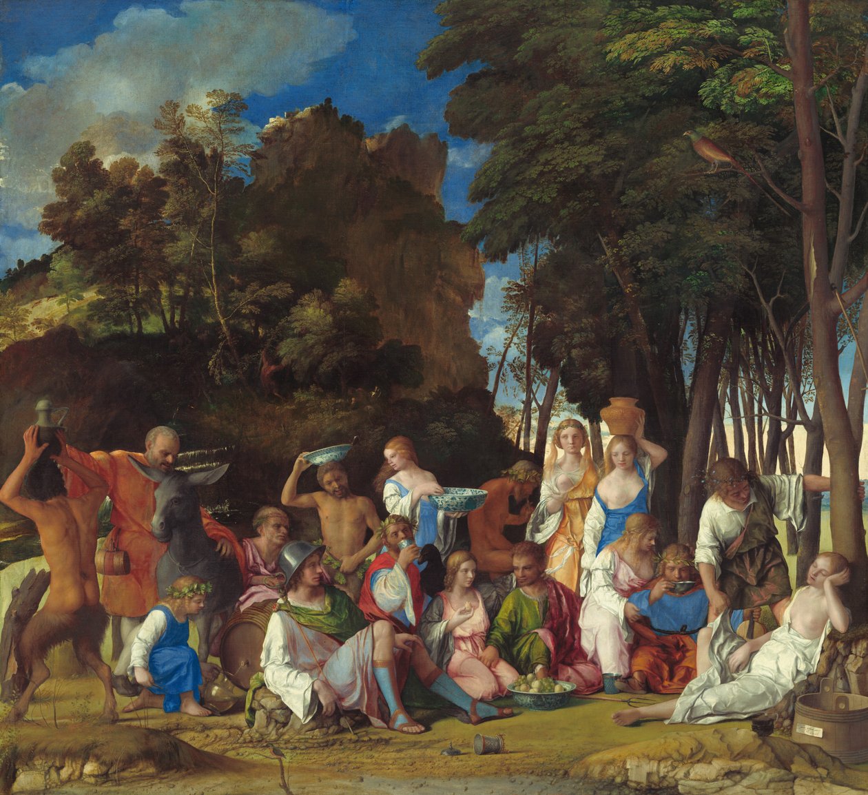 A festa dos deuses de Giovanni Bellini and Titian