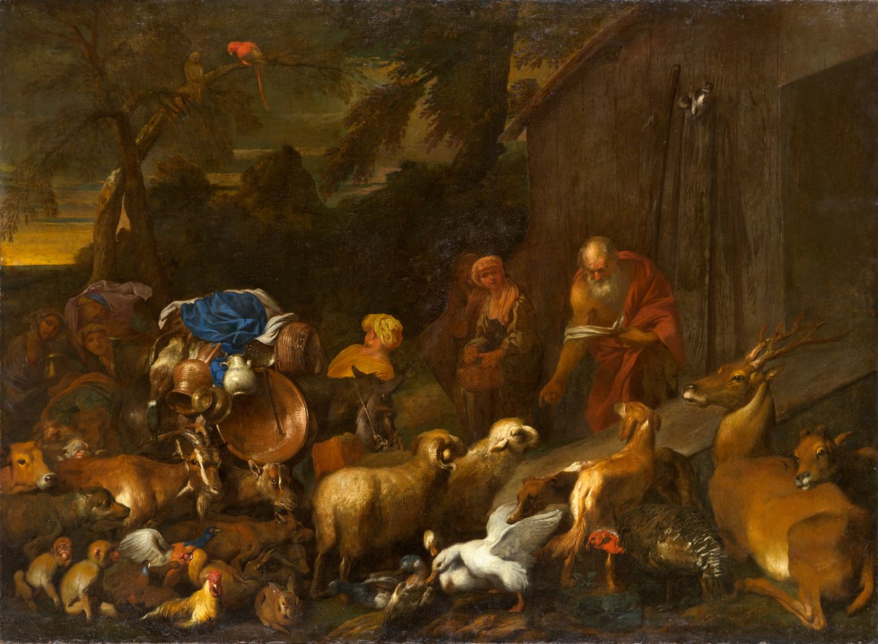 paisagem de Giovanni Benedetto Castiglione
