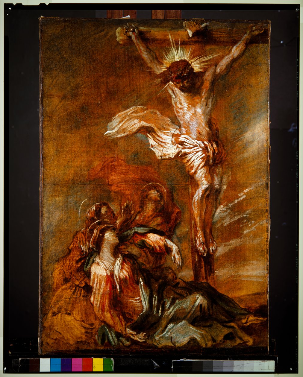 A Crucificação (sketch) de Giovanni Benedetto (1609 64) Castiglione