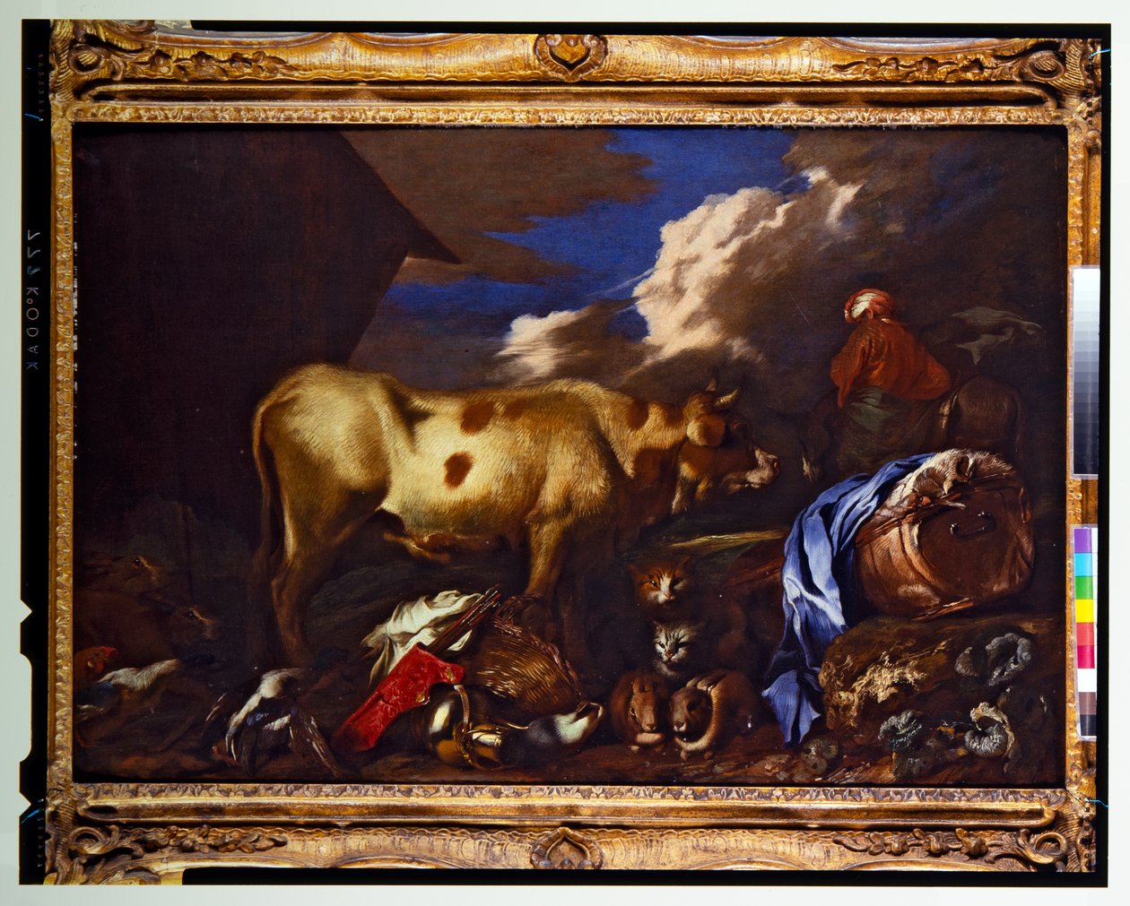 A Arca de Noé com animais de Giovanni Benedetto (1609 64) Castiglione