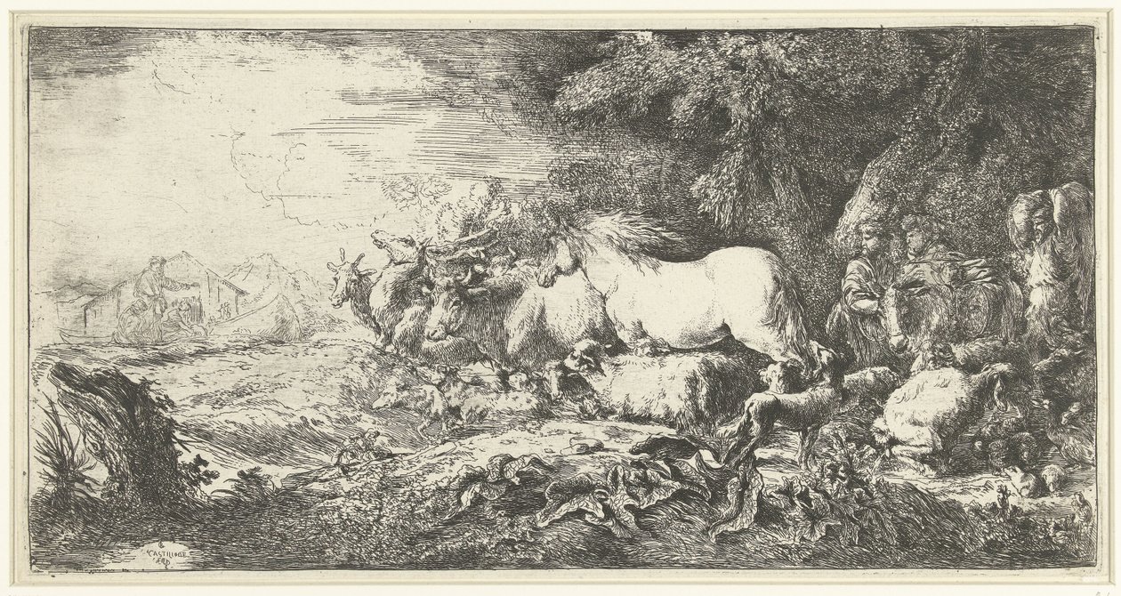 Arca de Noé de Giovanni Benedetto Castiglione