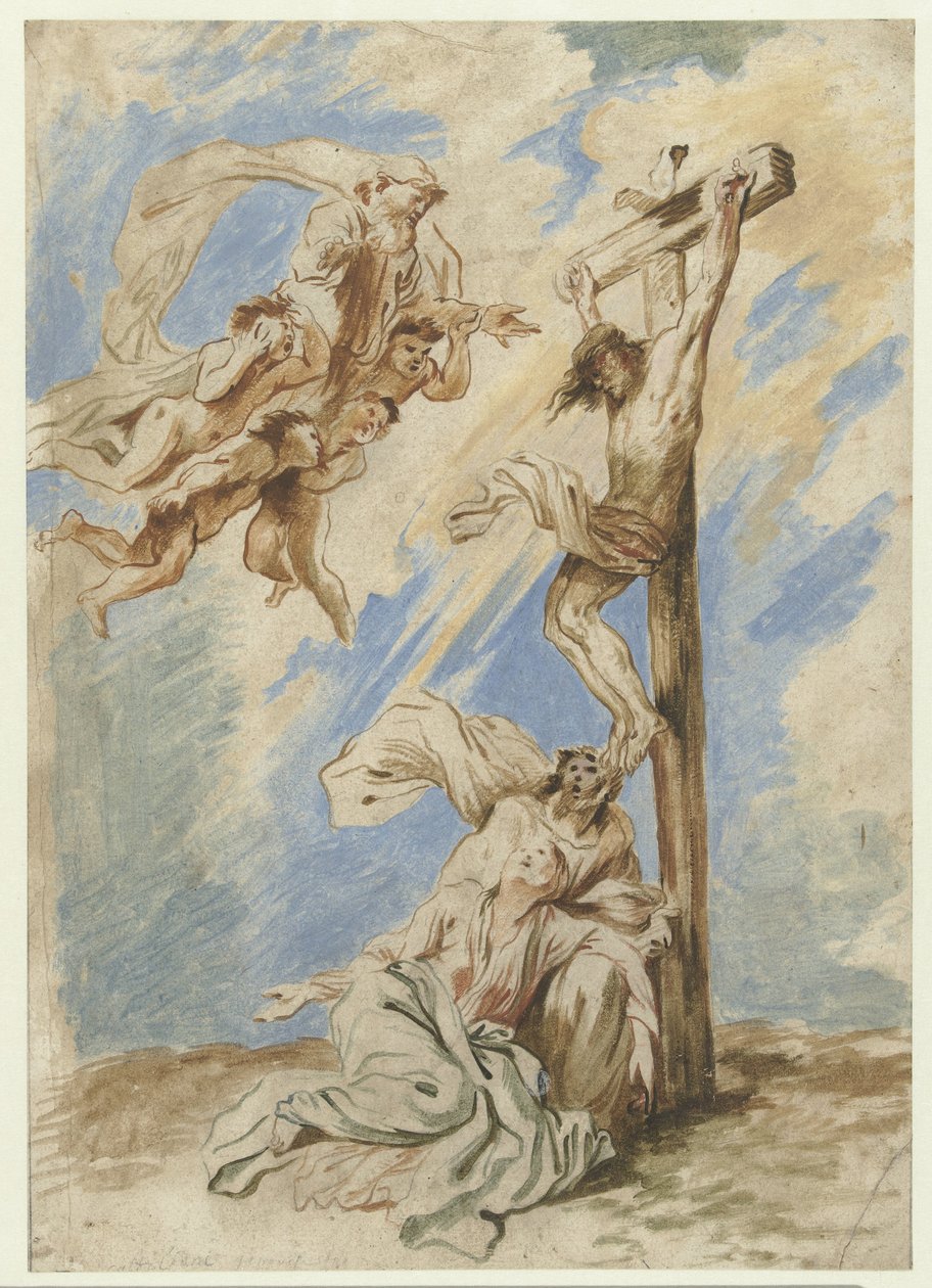 Cristo na Cruz de Giovanni Benedetto Castiglione