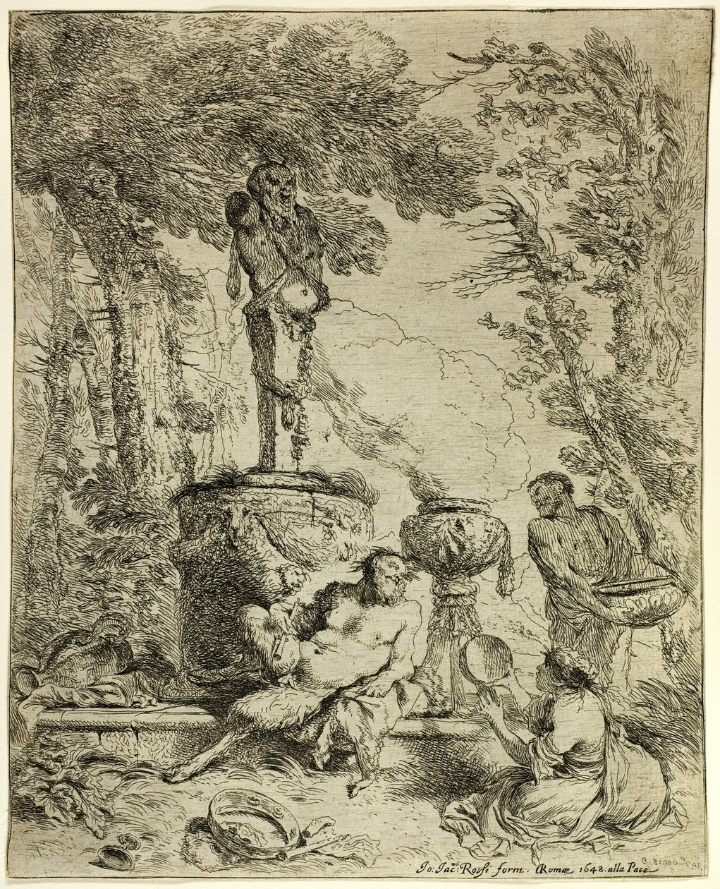 festa da panela de Giovanni Benedetto Castiglione