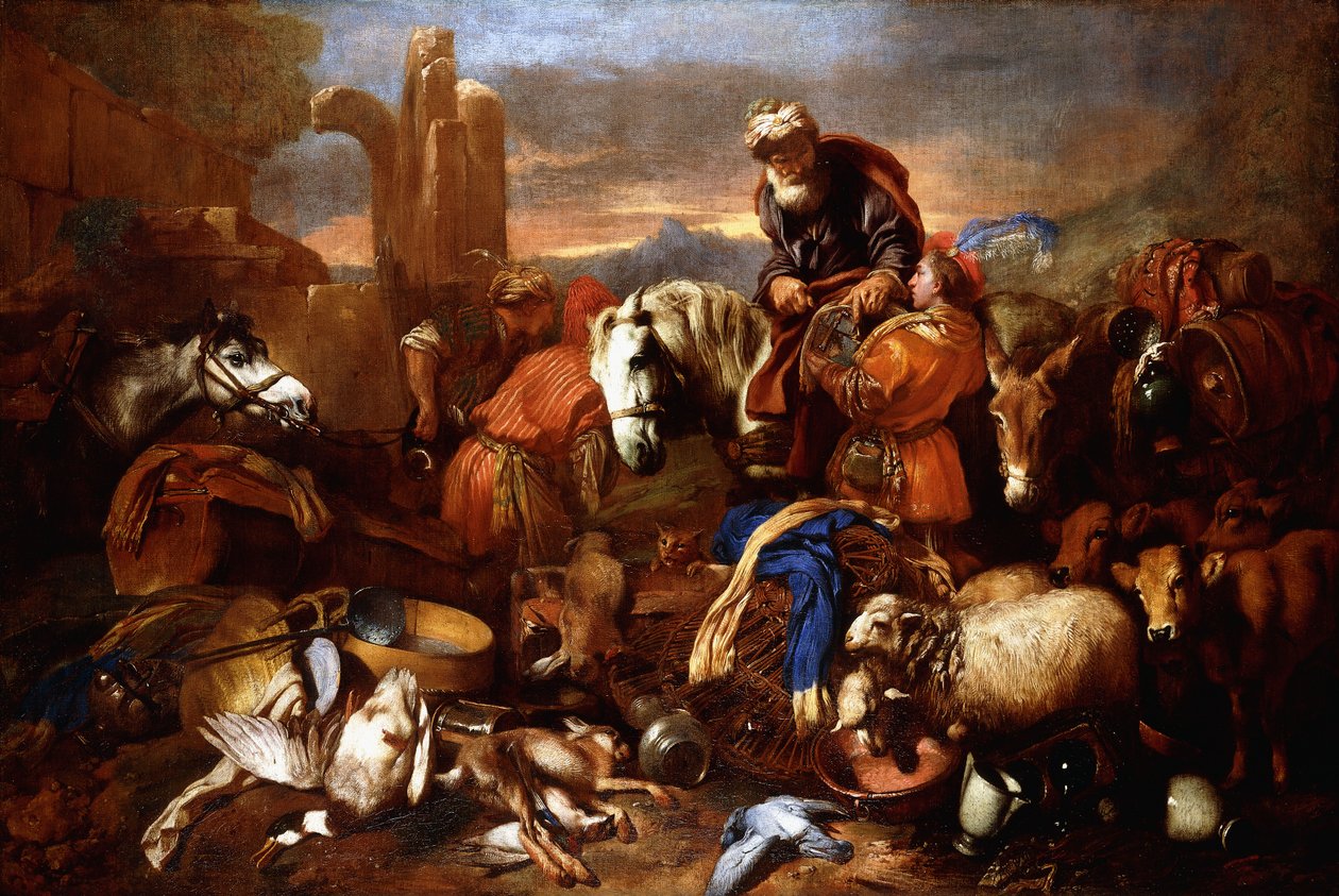 A Jornada de Jacó no Egito, de Giovanni Benedetto Castiglione