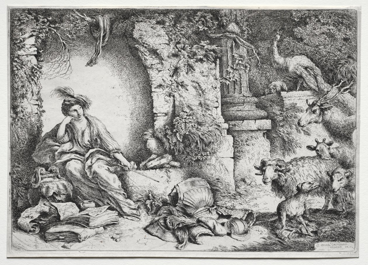 Melancólico de Giovanni Benedetto Castiglione