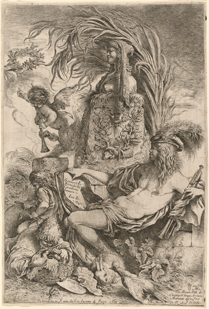 O Gênio de Castiglione de Giovanni Benedetto Castiglione