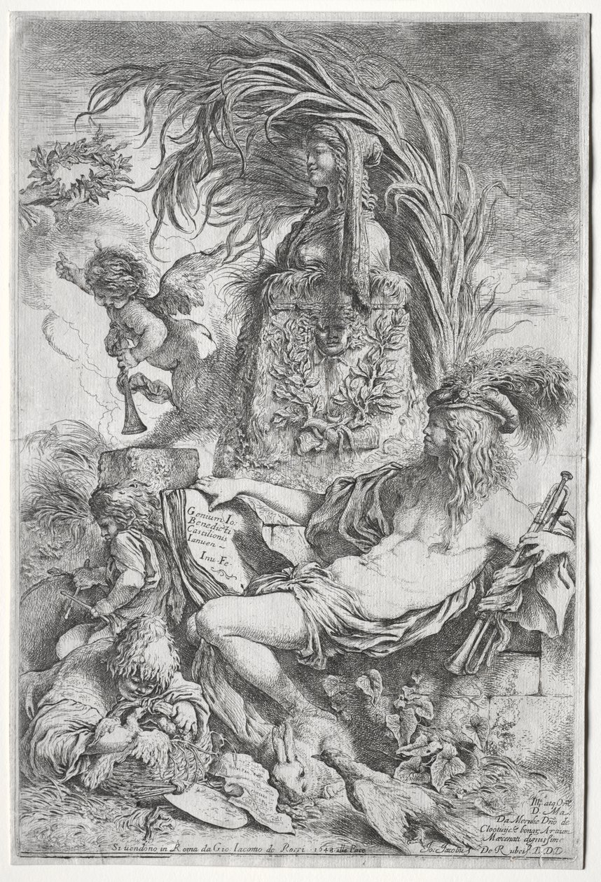 O Gênio de Castiglione de Giovanni Benedetto Castiglione