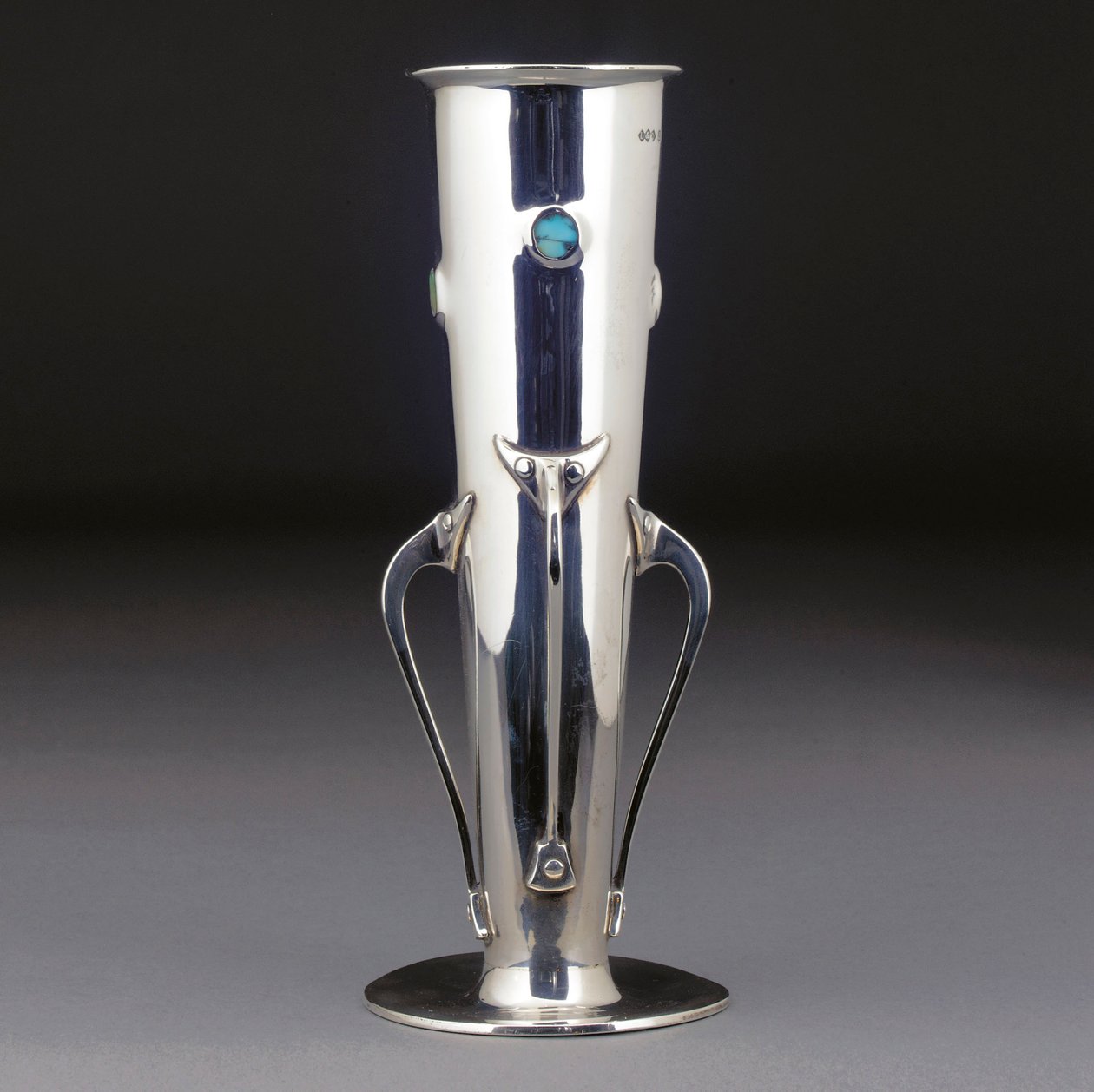 Um vaso cítrico de prata e turquesa, 1901 de Giovanni Bigatti