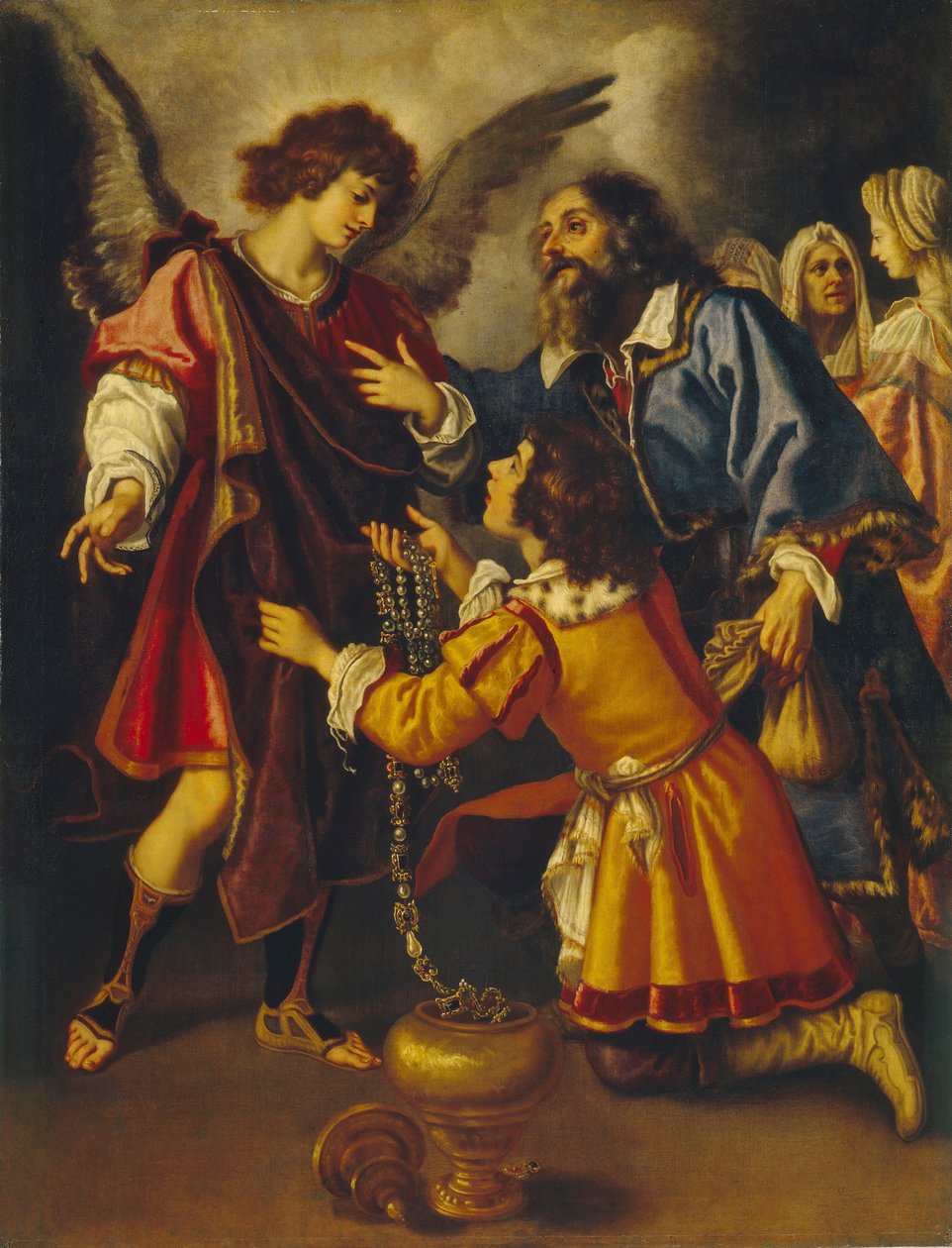 Adeus ao anjo, primeiro terço do século XVII. de Giovanni Bilivert
