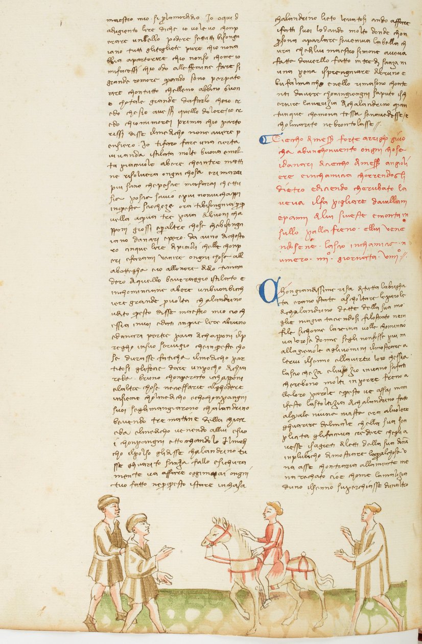 Decameron, Cecco Angiolieri tomado por ladrão , Nono dia, conto 4. de Giovanni Boccaccio