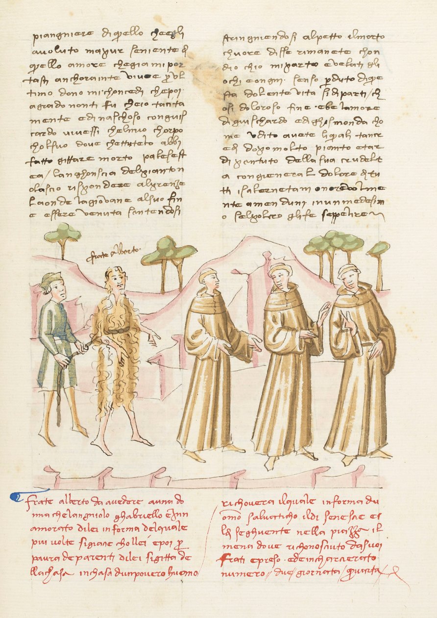 Decameron, A queda de um anjo - Prisão de Berto, Quarto dia, conto 2 de Giovanni Boccaccio