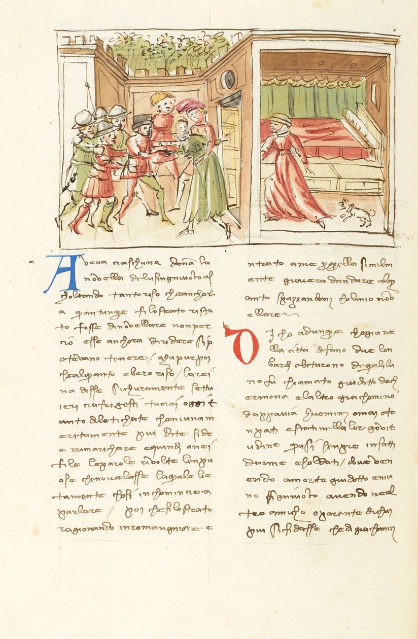 Decameron, O aluno - Rapto de Agnesa , Quinto dia, conto 5. de Giovanni Boccaccio