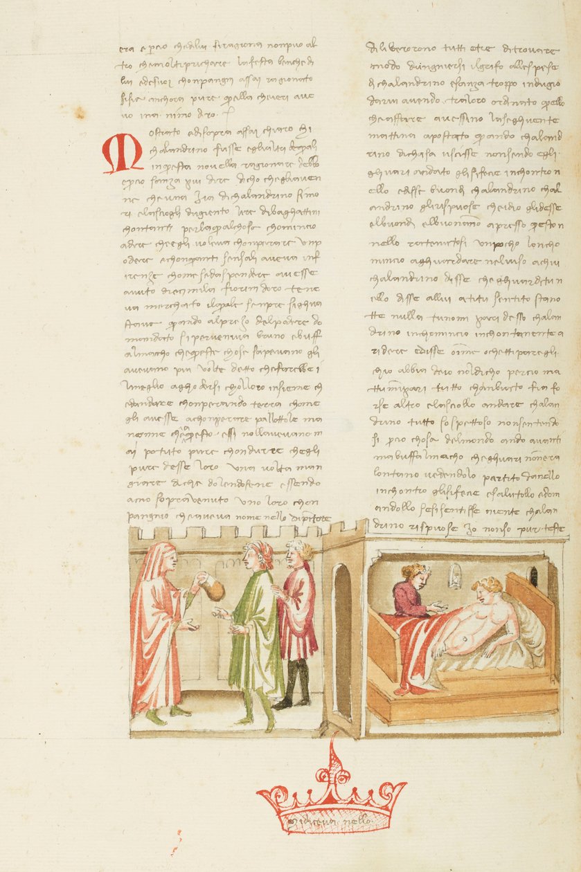 Decameron, O Doente Imaginário - Calandrino, o Doente Imaginário, Nono Dia, conto 3 de Giovanni Boccaccio