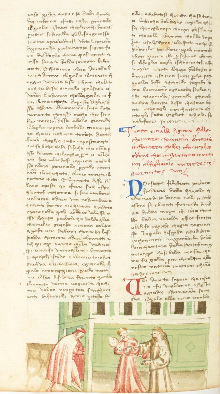 Decameron, O comedor de vermes Rinaldo abusando do marido de Agnesa, Sétimo dia, conto 3. de Giovanni Boccaccio