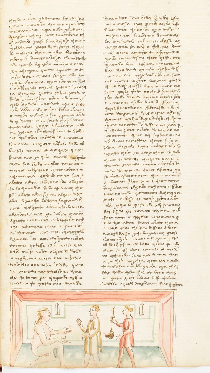 Decameron, Os dois simplórios - Gianni di Barolo enganando Pietro , Nono dia, conto 10. de Giovanni Boccaccio