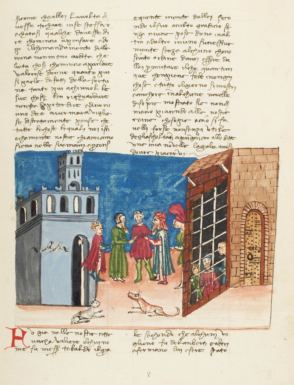 Decameron, A roupa não faz o homem. Lamberto e os seus irmãos na prisão Segundo dia, conto 3. de Giovanni Boccaccio