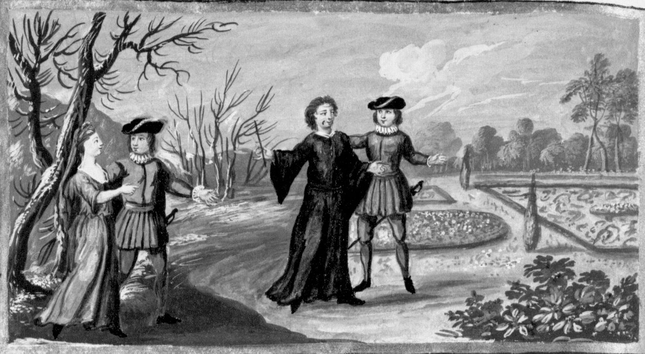 Decameron, Um necromante faz florescer o jardim de inverno. Décimo dia, conto 5 de Giovanni Boccaccio