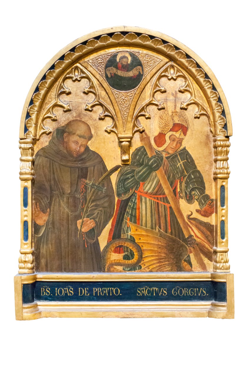 O Beato João de Prato e São Jorge de Giovanni Boccati or Boccatto