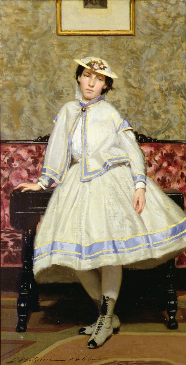 Alaide vestida de branco de Giovanni Boldini