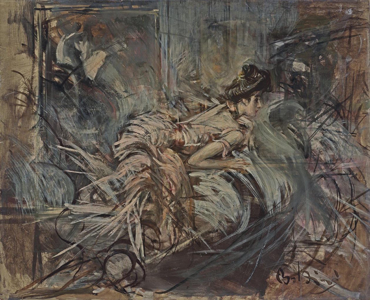 Boldini - O modelo do artista de Giovanni Boldini