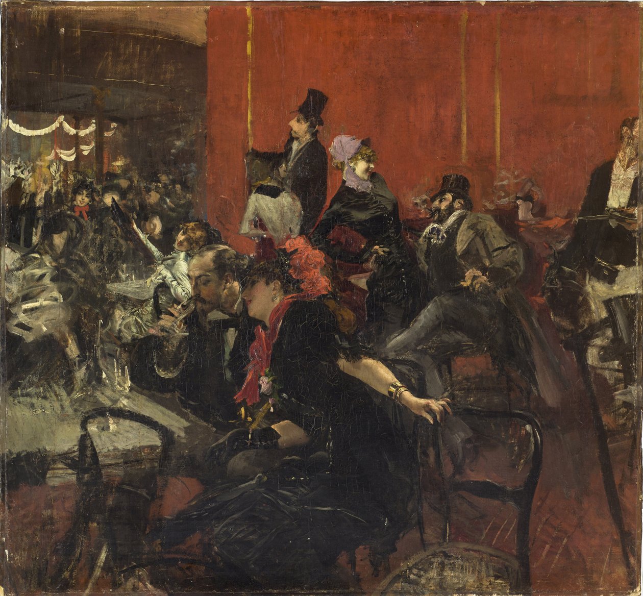 Cena da festa, c. 1889 de Giovanni Boldini