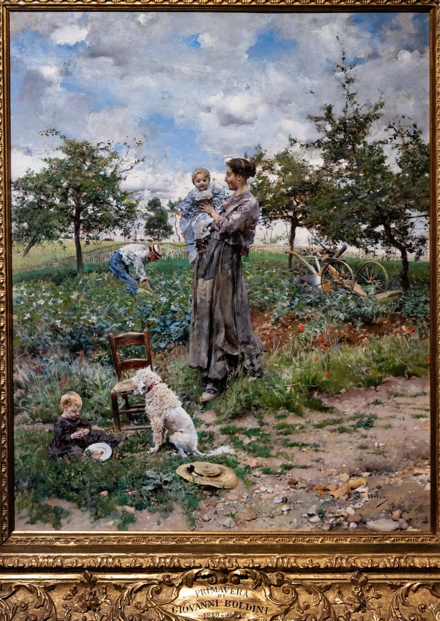 No campo (A Primavera) de Giovanni Boldini