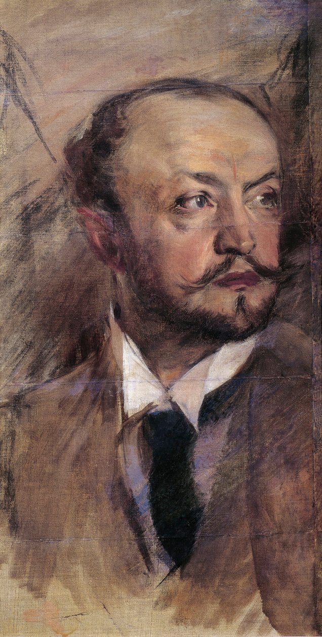 Itália, Florença, Auto-retrato em Montorsoli, pintura a óleo de Giovanni Boldini