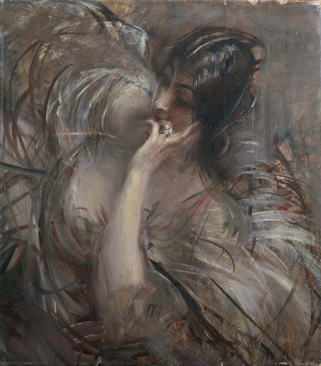 Itália, Retrato de Madame De Joss de Giovanni Boldini
