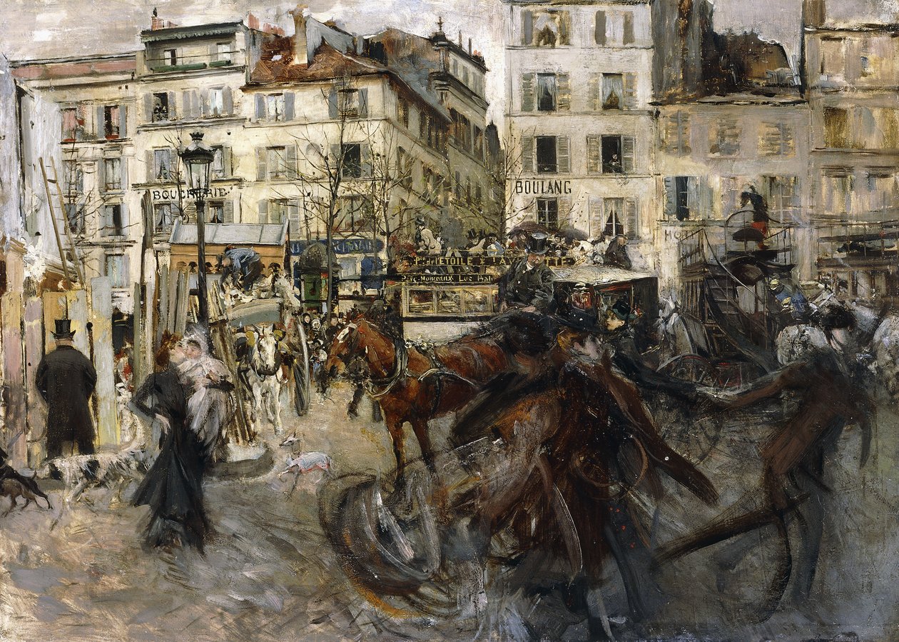 Place Pigalle, 1874 de Giovanni Boldini