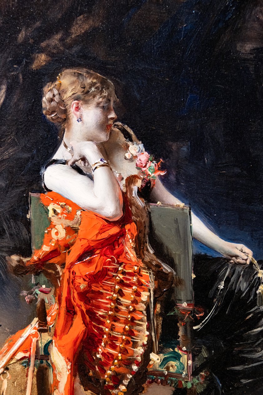 Madam X, detail de Giovanni Boldini