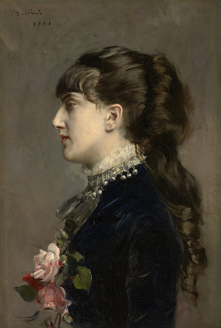 Madame Céline Leclanché, 1881 de Giovanni Boldini