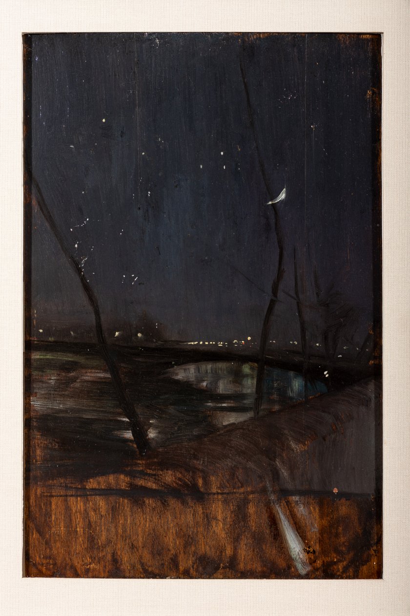Noturno no Sena (óleo sobre painel) de Giovanni Boldini
