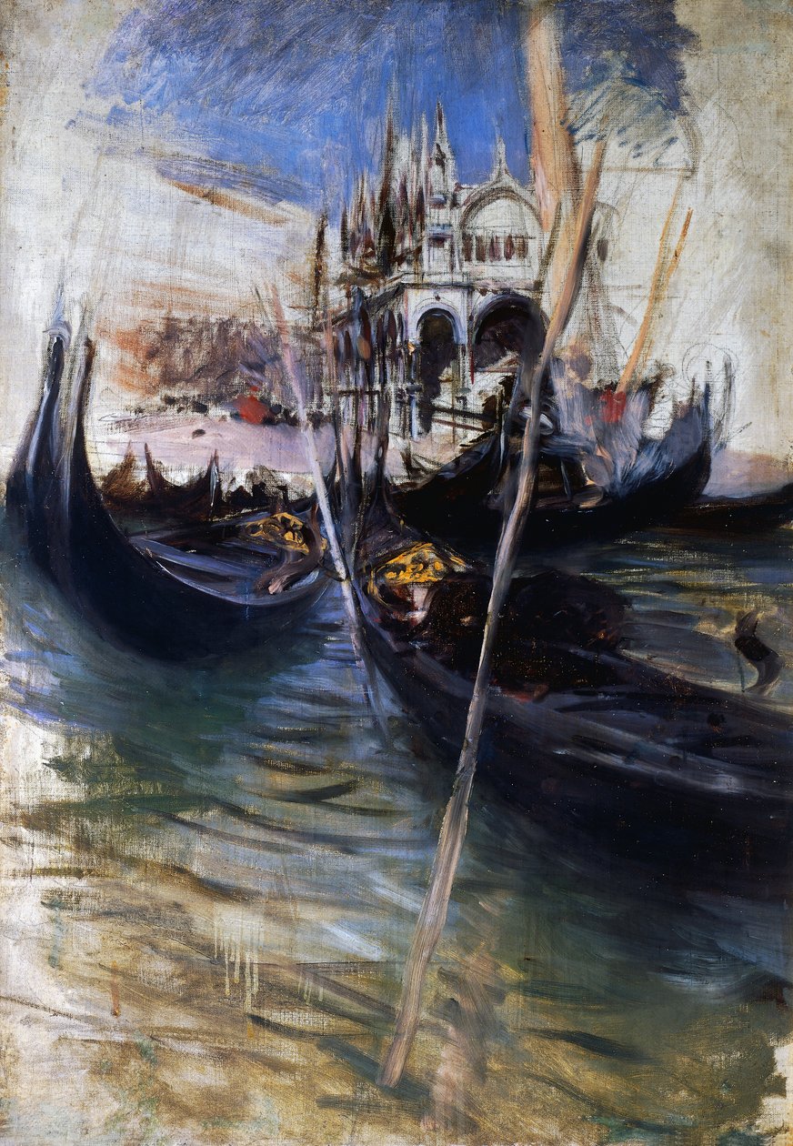 Pier e San Marco em Veneza de Giovanni Boldini