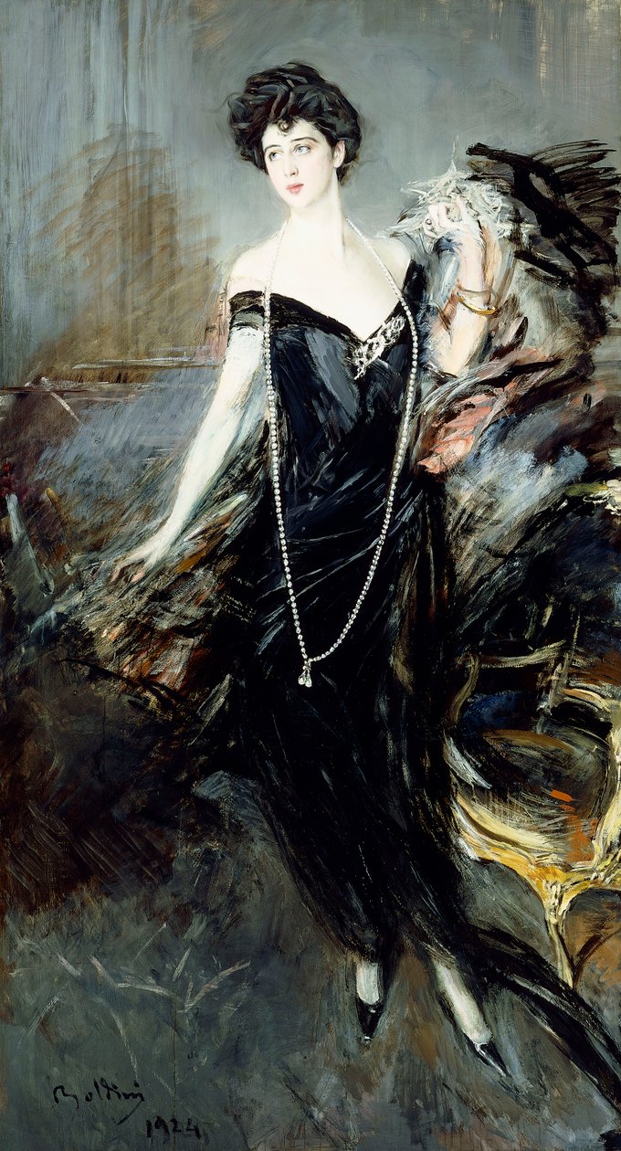 Retrato de Donna Franca Florio, 1924 de Giovanni Boldini