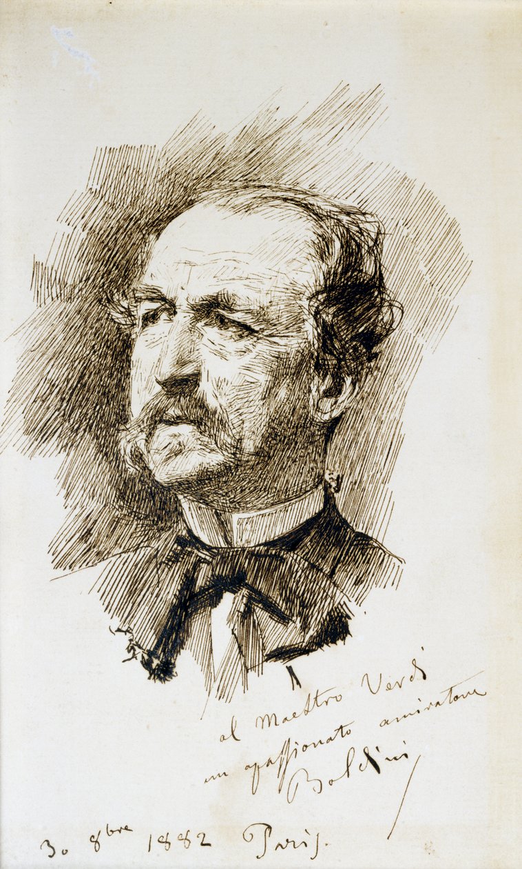 Retrato de Emanuele Muzio (Zibello) de Giovanni Boldini