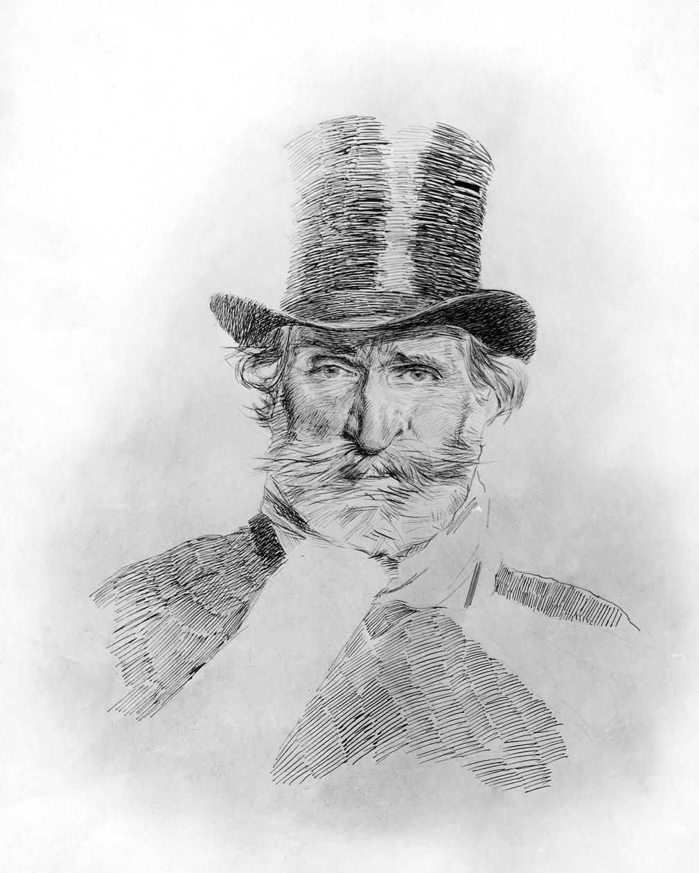 Retrato de Giuseppe Verdi (Roncole Verdi de Giovanni Boldini