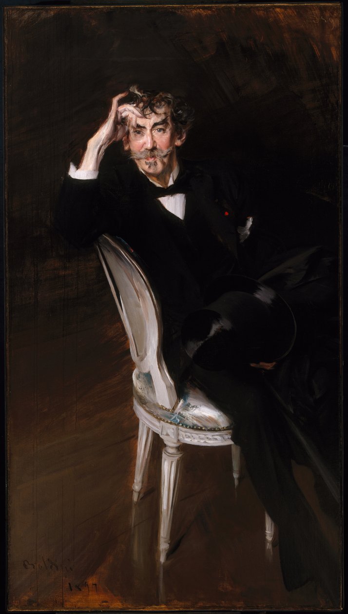 Retrato de James Abbott McNeil Whistler (1834-1903) 1897 de Giovanni Boldini