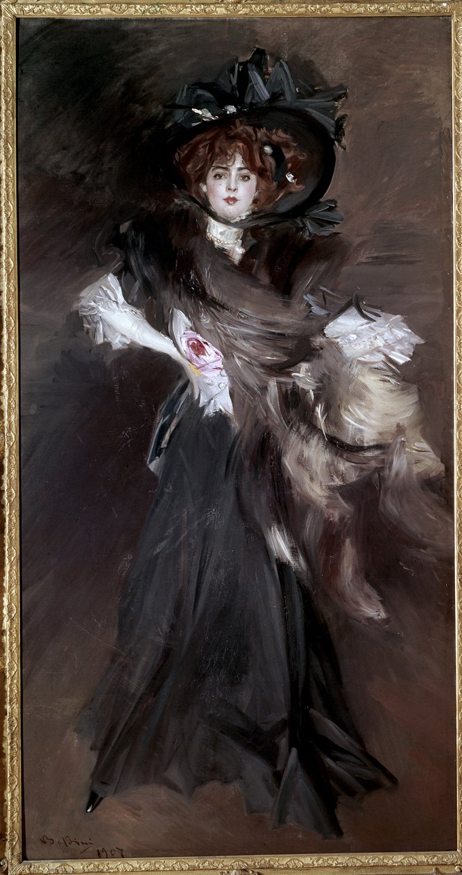 Retrato de Mademoiselle Lantelme de Giovanni Boldini