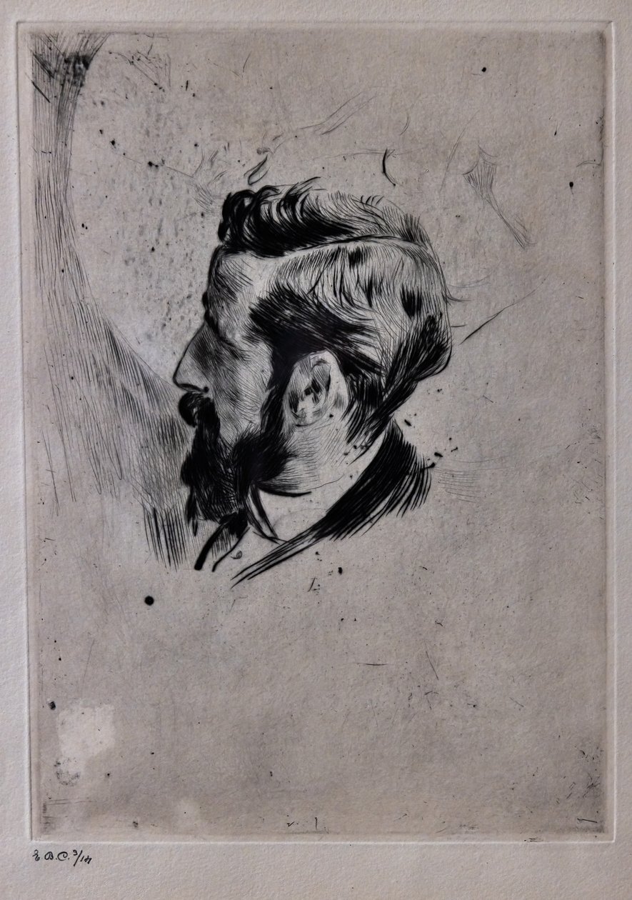Retrato de Paul Helleu de Giovanni Boldini