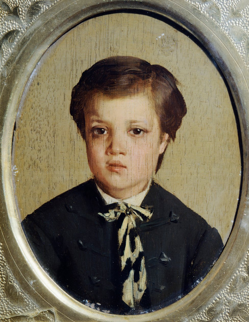 Retrato do irmão Francesco Boldini de Giovanni Boldini (1842-1931), óleo sobre madeira de Giovanni Boldini