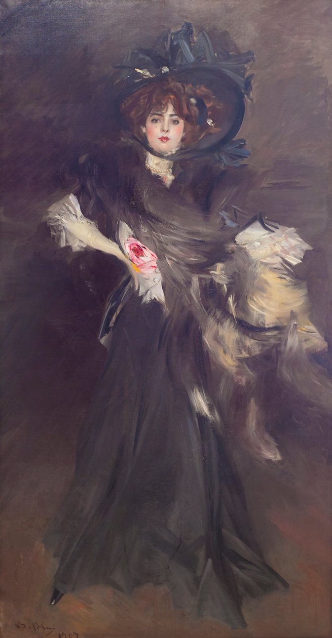 Retrato de mademoiselle Lantelme de Giovanni Boldini