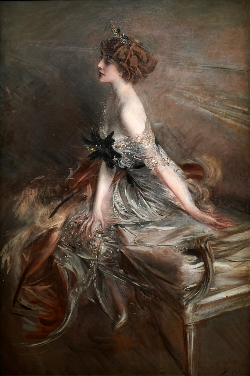 Retrato da princesa Marthe-Lucile Bibesco de Giovanni Boldini
