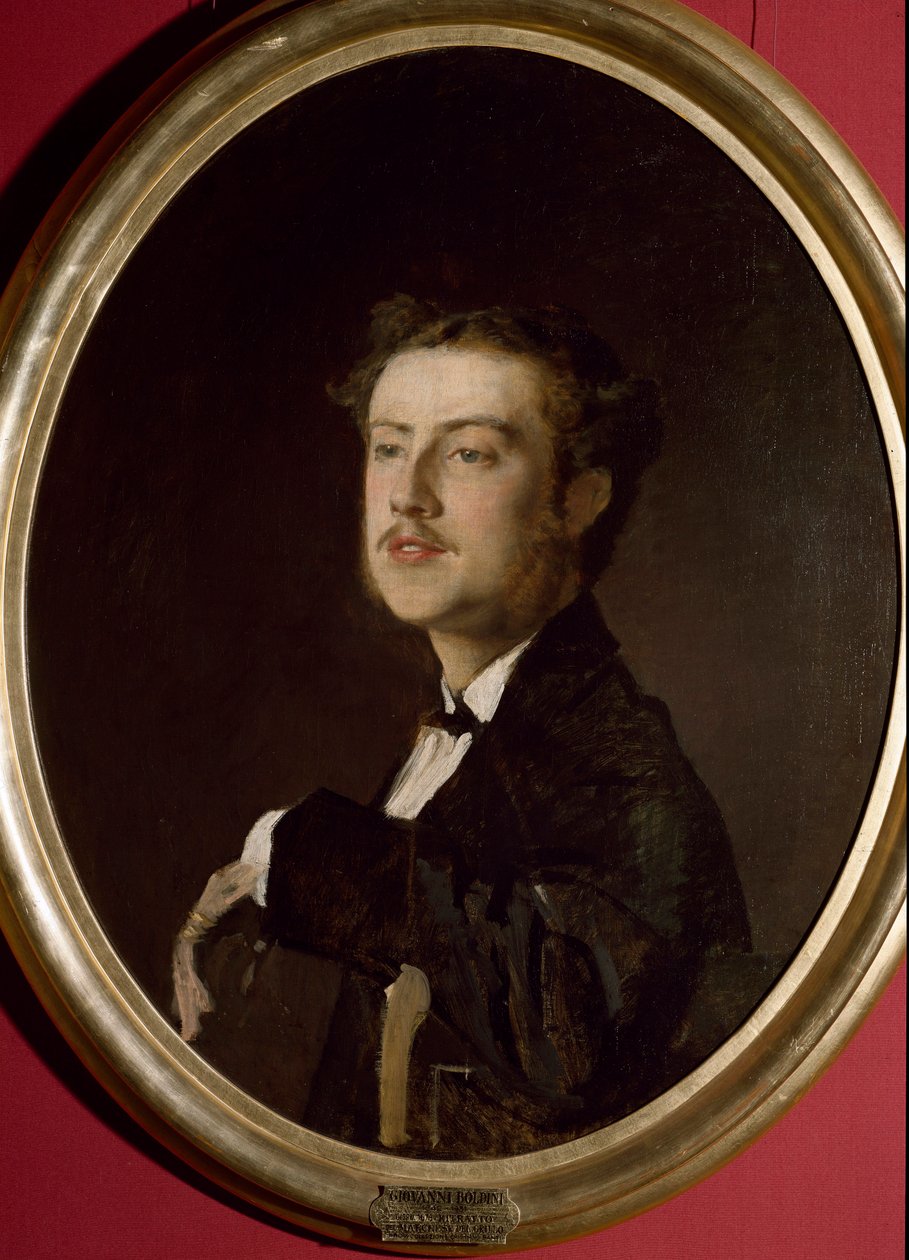 Retrato do Marquês Giuliano Capranica del Grillo, c.1870 (pintura) de Giovanni Boldini