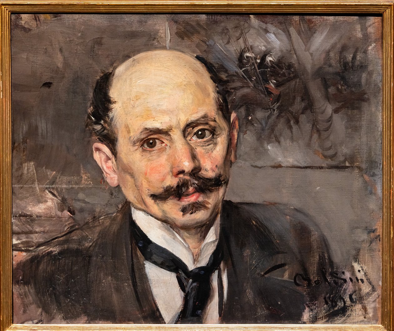 Retrato do pintor J.B. Edouard Detaille, detalhe de Giovanni Boldini