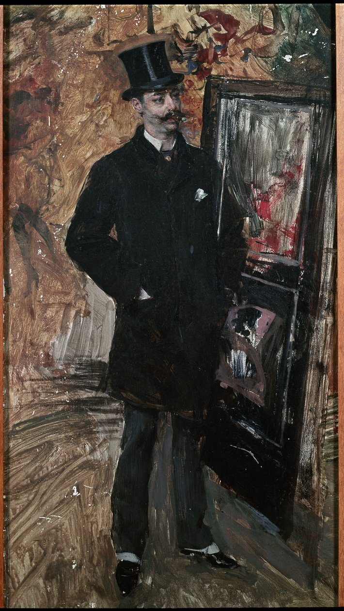 Retrato do poeta Hanvin de Giovanni Boldini