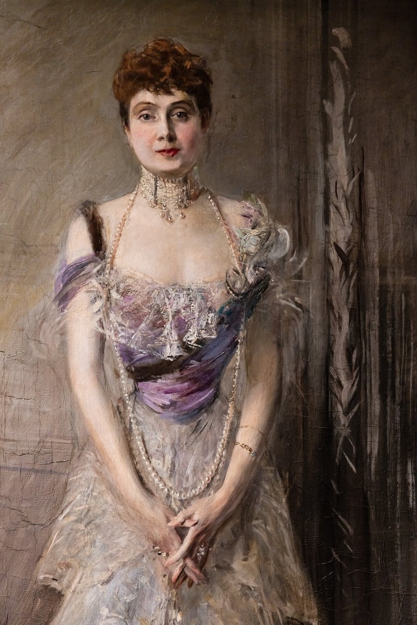 Princesa Eulália de Espanha, detalhe de Giovanni Boldini