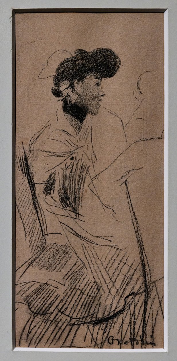 Mulher Sentada Elegante de Giovanni Boldini