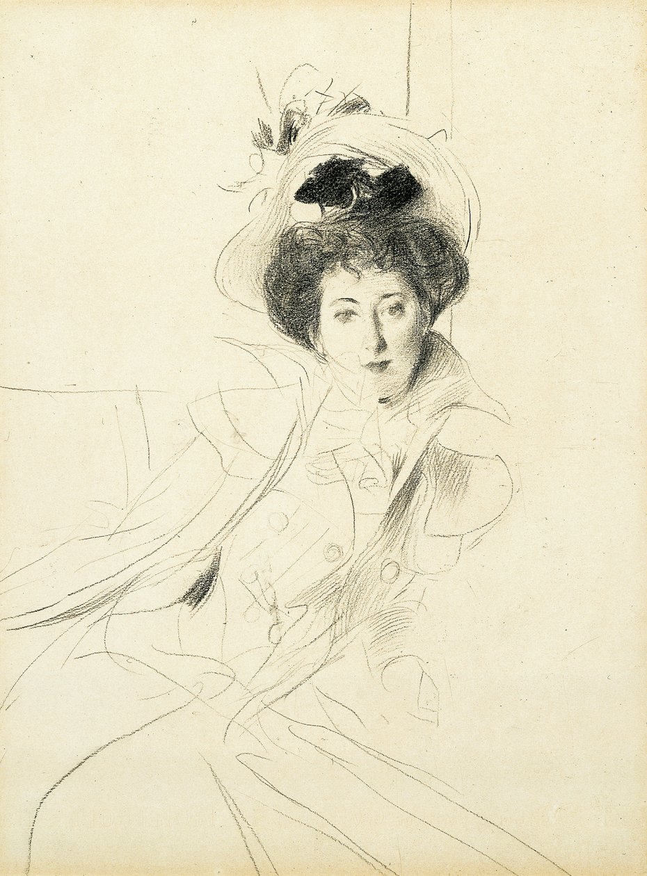 Estudo da princesa Niscemi de Giovanni Boldini